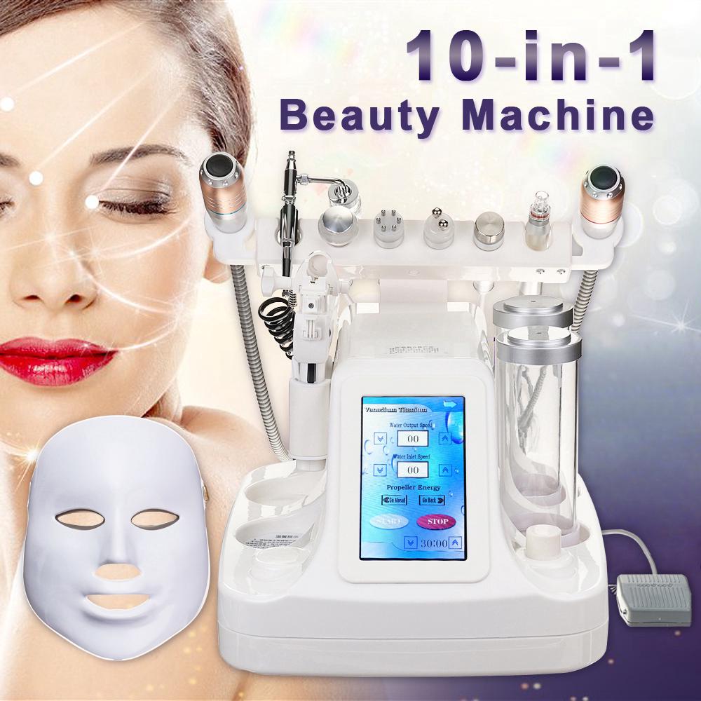 Hlfmall 10-in-1 Hydra Dermabrasion Aqua Radar Shaping Multi-function Care Beauty XQCY