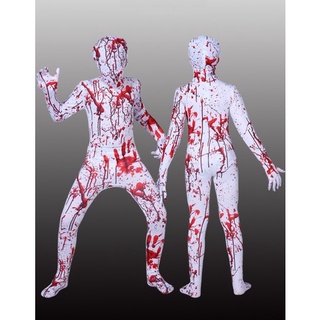 7C297 ชุดเด็ก ชุดเลือดสาด ชุดฮาโลวีน ชุดซอมบี้ ชุดเปื้อนเลือด Children Zombie Blood Halloween Costume