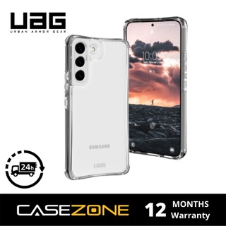 Uag เคสโทรศัพท์มือถือแบบใส ลาย Plyo Series สําหรับ Samsung Galaxy S22 S22+ S22 ultra s21+ s20+ s10+ note20+ note10+ ultra plus note9 note8 s10e s10 5g