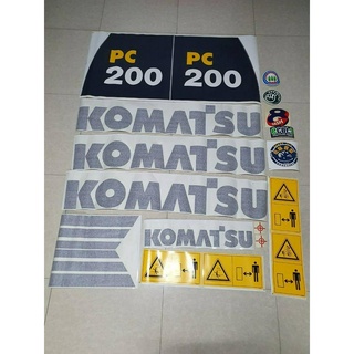 สติ๊กเกอร์โคมัสสุ KOMATSU PC200-8