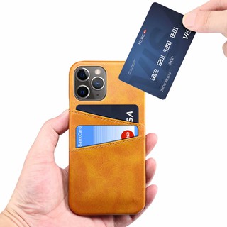 Fashion PU Leather Case Apple iPhone 11 12 13 Pro Max Case Business Card Slot Holder Back Cover iPhone 11 12 13 Case