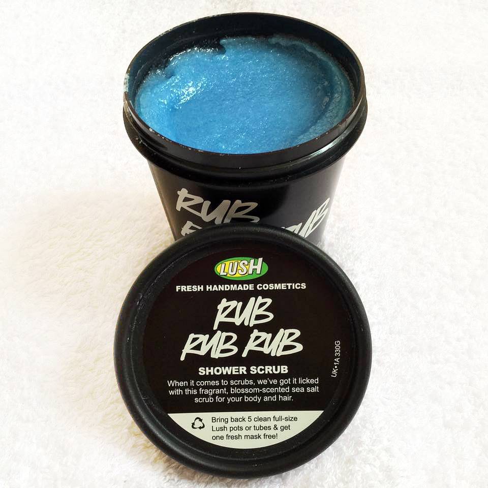 (ของใหม่) Lush Rub Rub Rub Shower Scrub 300g./600g. Shopee Thailand