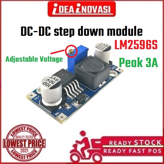 DC Step Down LM2596, 3A.Max Buck Converter