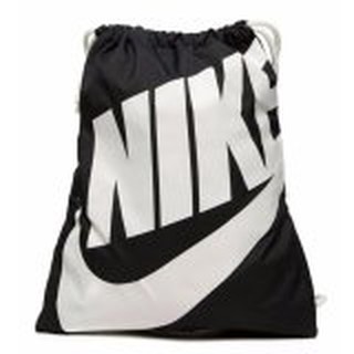 NIKE ถุงผ้าสำหรับยิม NIKE SPORTSWEAR HERITAGE ลิขสิทธิ์แท้ สีblack white