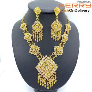 Fashion necklace Thai Vintage jewelry Bridals necklace earrings sets