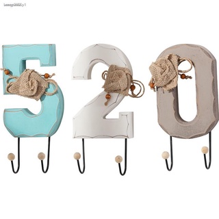 ✱✁ↂCreative key hook coat hook porch ประตู rack แขวนผนังไม้แขวนเสื้อร้านเสื้อผ้า room wall decoration