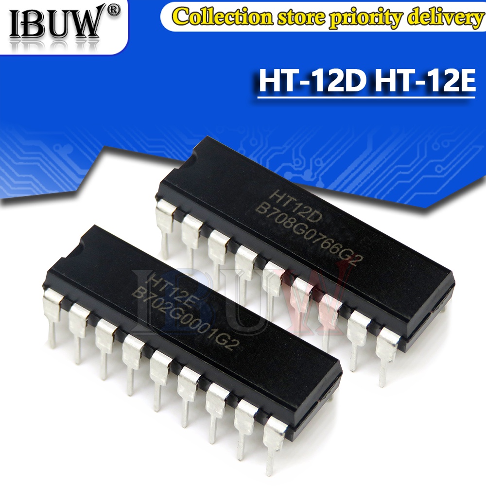 5PCS HT12D HT12E DIP18 HT-12D HT-12E HT12 ใหม่ DIP