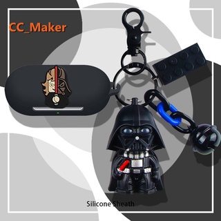 Sony WF-C500 Case Cover การ์ตูน Star Wars Samurai พวงกุญแจจี้ Sony WF-1000XM4 ซิลิโคนนิ่มป้องกันภาพ Trendy ยี่ห้อ Kaws Creative Astronaut จี้ Sony WF-1000XM3 บลูทูธชุดหูฟังกรณีป้องกันกรณีกันกระแทกกรณีป้องกันกรณี