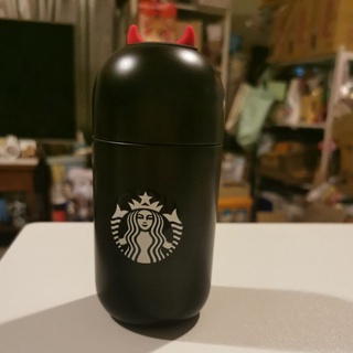 Starbucks Halloween Collection from China 2021 thermos 220ml with black skull cat backpack สตาร์บัคส์ ฮัลโลวีน ปี 2564