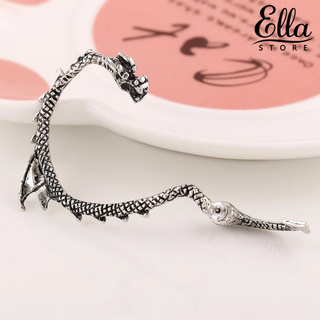 Ella ต่างหูจี้รูปมังกรเครื่องประดับ Unisex 1 ชิ้น