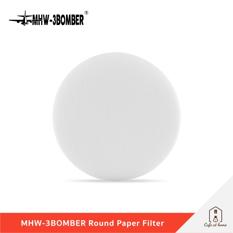 MHW-3BOMBER Round Paper Filter  กระดาษกรองกาแฟทรงกลม ใช้กับ Moka pot, French Press