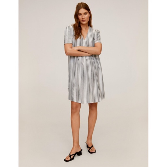 New MANGO Striped short dress
