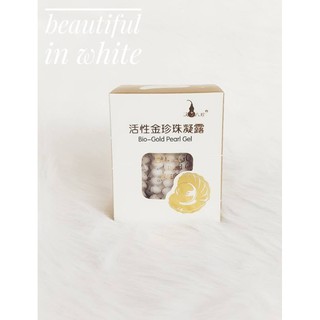 ครีมไข่มุก Bio Gold Pearl Gel ครีม ไข่มุก ฝาสีทอง เนื้อเจล สูตรกลางคืน