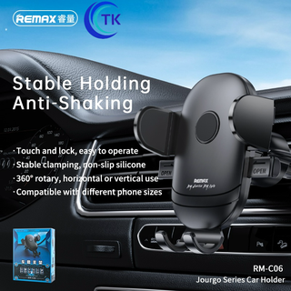 REMAX RM-C06 Jourgo series car holder ขาตั้งมือถือ ติดช่องแอร์ ใหม่ล่าสุด