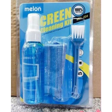 ส่งจากไทย Melon Screen Cleaning Kit MCL-004 น้ำยาเช็ดหน้าจอ พร้อมแปรง ผ้าเช็ด เช็ดได้ทั้งจอคอม จอทีว