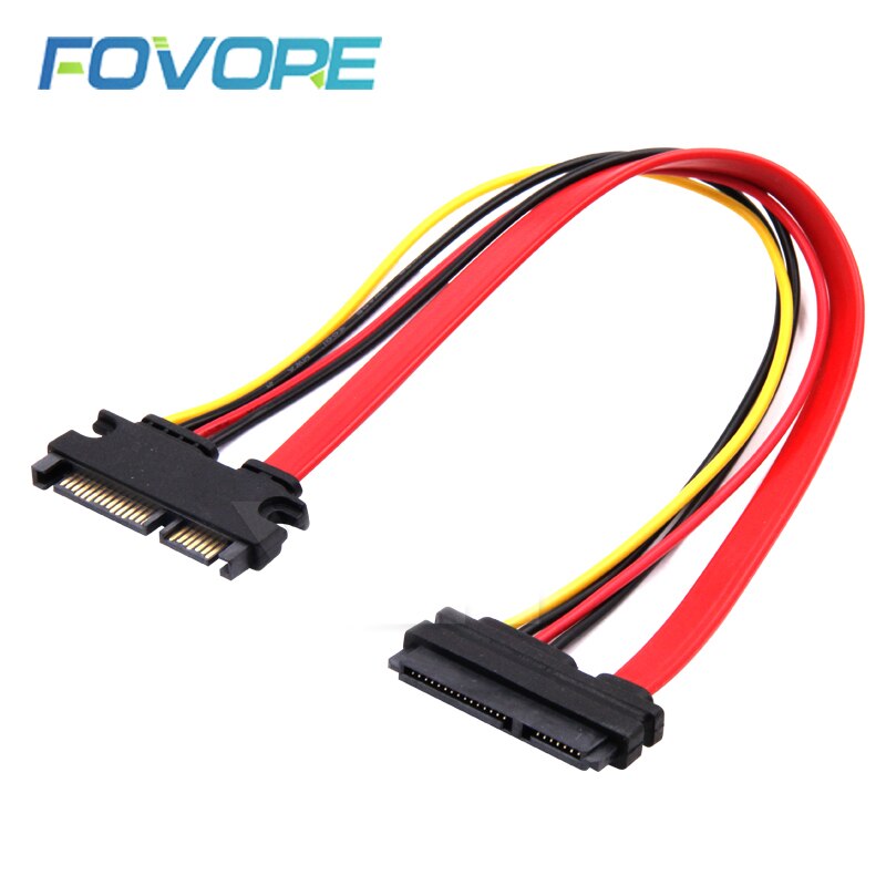 SATA 22 Pin Male To Female Sata Extension Cable SATA 3 III 22 Pin Male