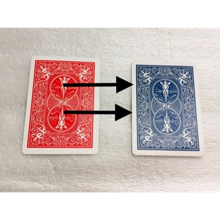 อุปกรณ์การแสดงmagic cards trick กิมมิค หลังเปลี่ยน  magic trick