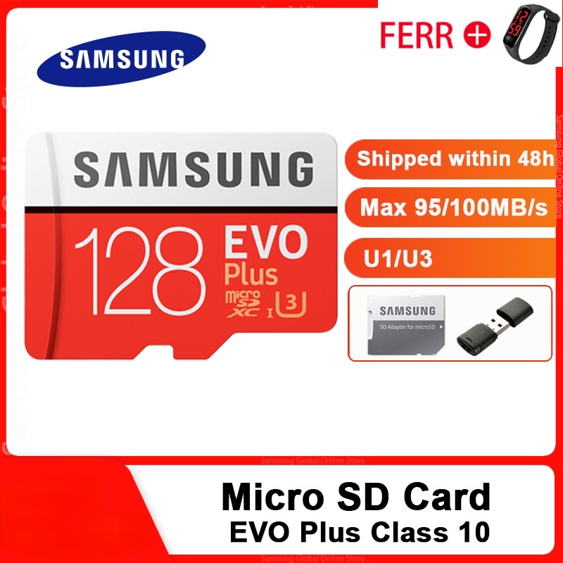 authentic ！！SAMSUNG Memory Card Micro SD Card 256GB 32G 64GB Microsd Micro SD 128GB SDHC SDXC Grade EVO+C10 UHS TF Flash