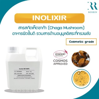 Inolixir สารสกัดเห็ดชาก้า (Chaga Mushroom) อาหารผิวชั้นดี รวมสารต้านอนุมูลอิสระที่ทรงพลัง (ขนาด 10g, 25g, 50g)