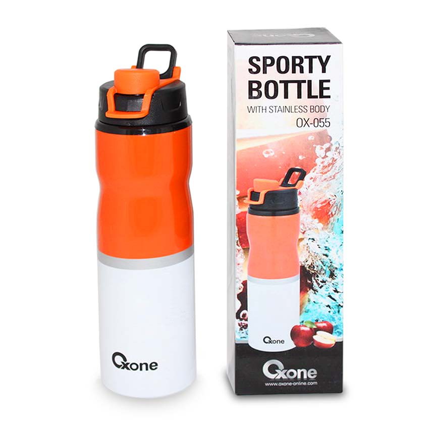 Oxone Sporty Bottle OX-55 พร้อมตัวสแตนเลส / ขวดดื่ม