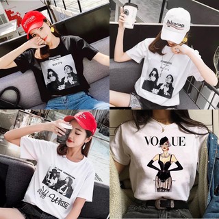 🦄พร้อมส่ง🦄 เสื้อยืดแฟชั่น Cotton 💯%