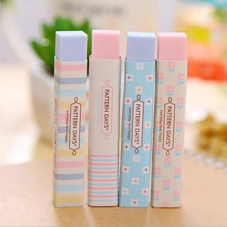 ยางลบ พาสเทล Pastel ขนาดพอดีมือ 8.5x1.3cm Pastel Erasers อุปกรณ์การเรียน น่ารัก สีพาสเทล