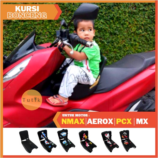 ที่นั่งเด็ก Pillion Seat บน NMAX PCX AEROX Jupiter MX Motorcycle