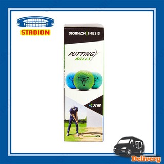 ลูกกอล์ฟสำหรับฝึกซ้อมพัตต์ 1 แพ็ค 3 ลูก อุปกรณ์เสริมกอล์ฟ คุณภาพดี รับประกันความพึงพอใจ มีเก็บเงินปลายทาง พร้อมส่ง