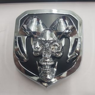 Logo Skull หัวกระโหลก 13.5 cm ของรถ Lamborghini