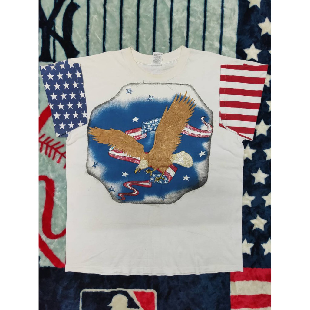 เสื้อยืดมือสอง vintage 90 EAGLE USA vintage 90'