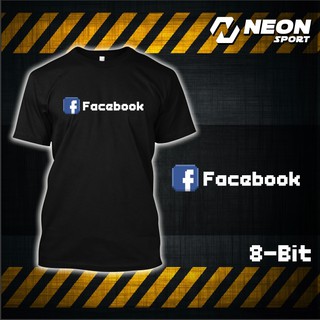 เสื้อยืดสกรีนลาย 🔥🔥 Facebook 8-bit 🔥🔥