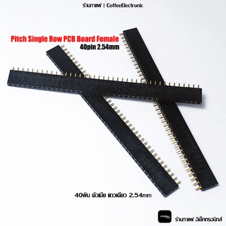 ก้างปลา ขาทอง Pitch Single Row PCB Board Female 40pin 2.54mm