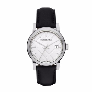 Burberry Womens Watch Black Leather Strap BU9106