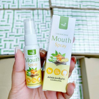 สเปรย์ฟ้าทะลาย​โจร กระชาย Cherdchine mouth spray สเปรย์กระชาย/ V-FRESH MOUTH SPRAY สเปรย์ปากฟ้าทะลายโจร (ราคา​ต่อ​1ชิ้น)