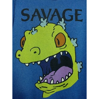 เสื้อยืดมือสอง ลายการ์ตูน NICKELODEON - REPTAR M อก 40