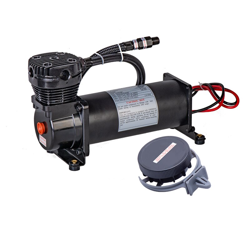 Universal สีดํา DC 12V MAXPOWER 200 PSI OUTLET 3/8 หรือ 1/4 รถ Air Suspension Compressor/ ปั๊มพร้อมอุปกรณ์เสริม - รูปที่ 2