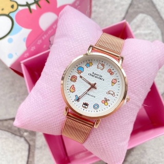 นาฬิกาคิตตี้ hello kitty watch สีpinkgold