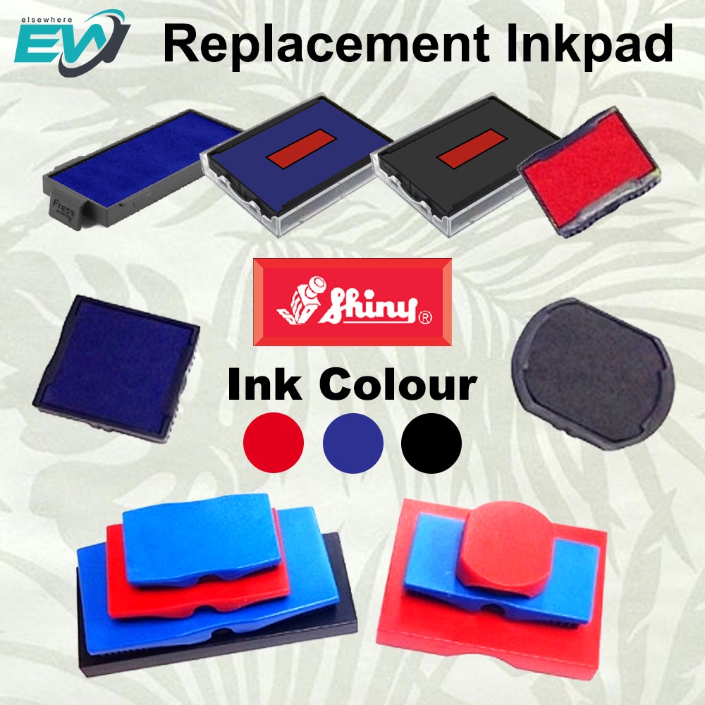 Shiny Ink Pad/ตลับหมึกเติมสําหรับหมึกด้วยตนเองแสตมป์S300,S510,S722,S723,R524,S842,S852,S843,S854,R51