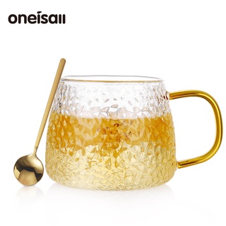 Oneisall แก้วน้ําใส เรียบง่าย สร้างสรรค์ สําหรับใส่น้ําผลไม้ นม กาแฟ