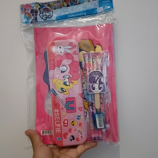 กล่องดินสอ โพนี่ ชุดเครื่องเขียน (SETPN001) 1 ชุด Pencil case, pony, stationery set (SETPN001) 1 set