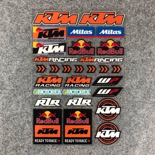 Ktm สติกเกอร์สะท้อนแสง DUKE DUKE สําหรับติดตกแต่งรถมอเตอร์ไซค์ DUKE RC RC R2R 200 250 390 RedBull