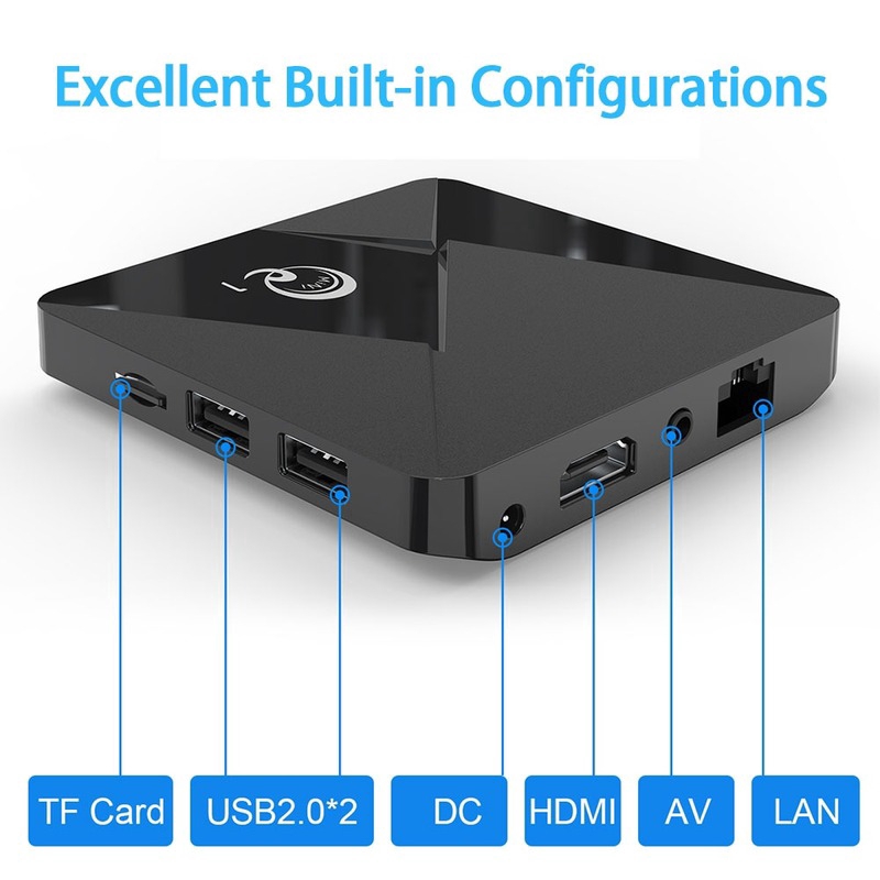 MINI Q1 Smart TV BOX Android 10.1 Youtube 2GB 16GB Rockchip RK3328 Quad ...
