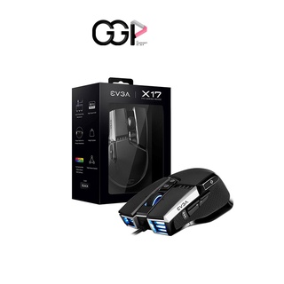 [กรุงเทพฯ ด่วน 1 ชั่วโมง]EVGA เม้าส์เกมมิ่ง X17 Gaming Mouse (Max DPI 16,000 | LED Color RGB Lighting 3-Zone)