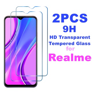 ฟิล์มกระจกนิรภัยกันรอยหน้าจอ สําหรับ Realme 8 C21Y C25Y C25s C25 7i 7 Pro C15 C12 Narzo Realme 50i 30A 30 C11 C3 6 6i 5 5i 5s 3 C2 2 ชิ้น