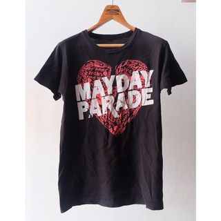 Mayday Parade อก 20 นิ้ว ยาว 28 นิ้ว สีดำ มือสอง ของแท้