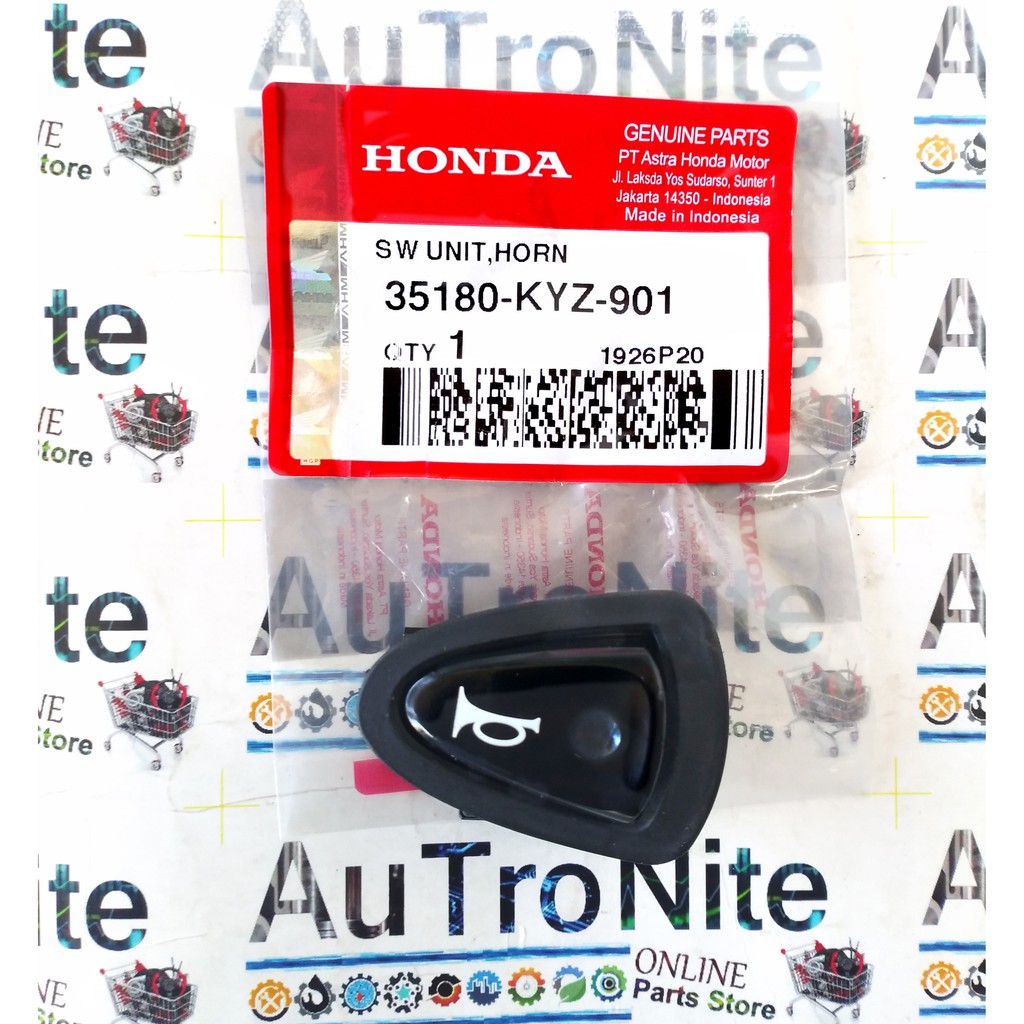 TOMBOL Horn Switch ปุ่มแตร 35180-KYZ-901 Honda Absolute Revo Blade Scoopy Spacy Beat Vario 110 Giorn