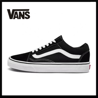 ข้อเสนอพิเศษ ของแท้ Vans Old Skool Low-Top รองเท้าลำลองสำหรับบุรุษและสตรี