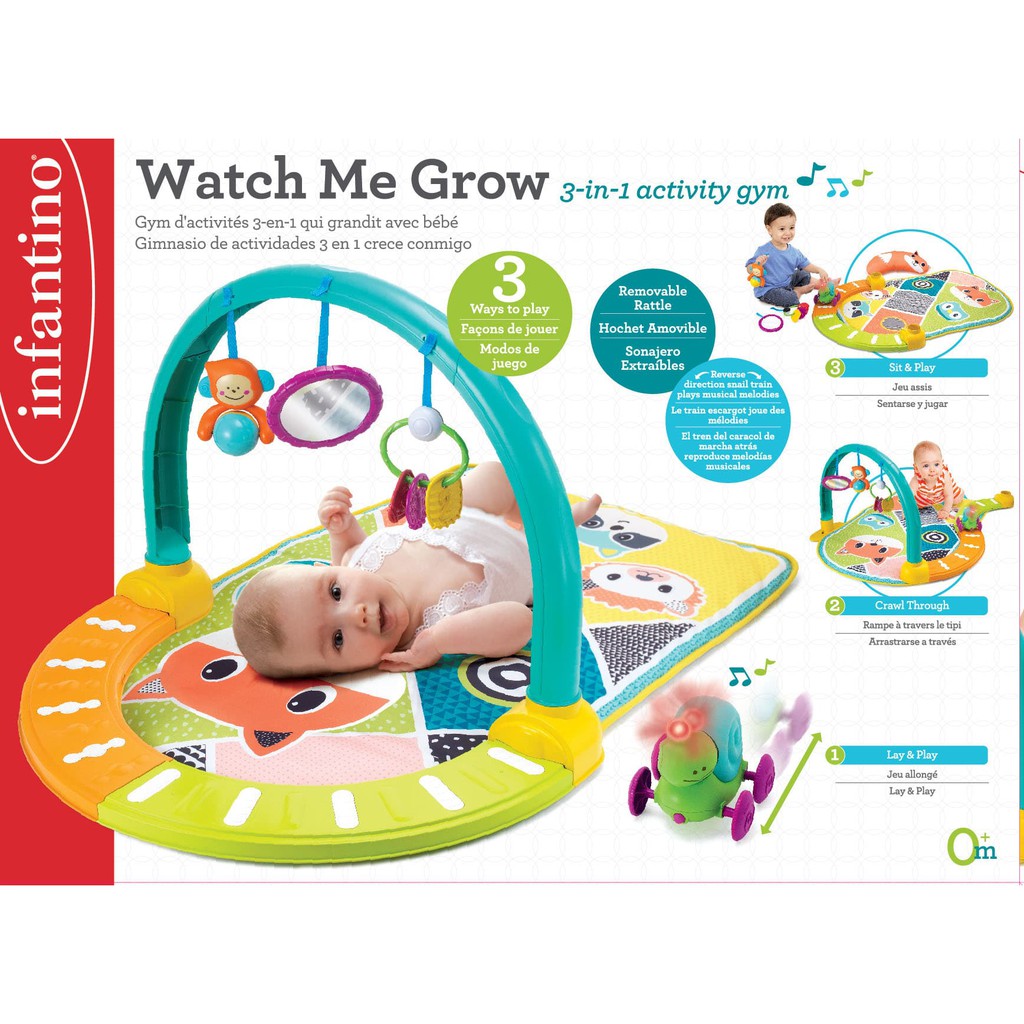 grow with me 3 in 1 activity gym