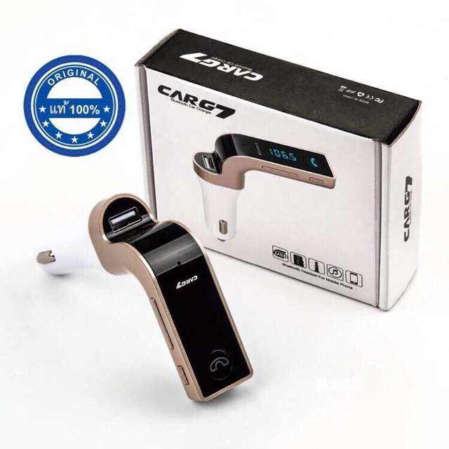 Car G7แท้ Bluetooth Car Kit FM