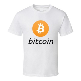 เสื้อยืดแขนสั้นพิมพ์ลาย Bitcoin Cryptocurrency Btc สําหรับผู้ชาย